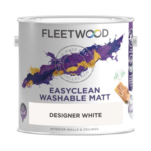 Picture of Fleetwood Paint 2.5L Easy Clean Brilliant White