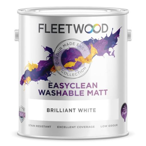 Picture of Fleetwood Paint 5L Easy Clean Brilliant White
