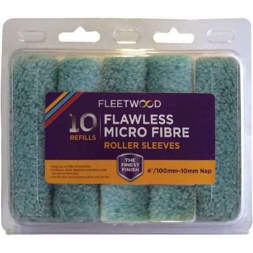 Picture of Fleetwood Paint 4" F/Less Mircofibre Sleeve 10 Pack