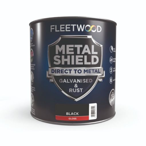 Picture of Fleetwood Paint 1L Metal Shield Gloss Black