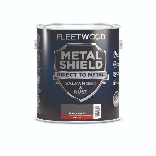 Picture of Fleetwood Paint 1L Metal Shield Gloss Slate Grey