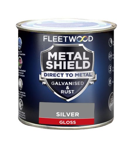 Picture of Fleetwood Paint 250ml Metal Shield Gloss Silver