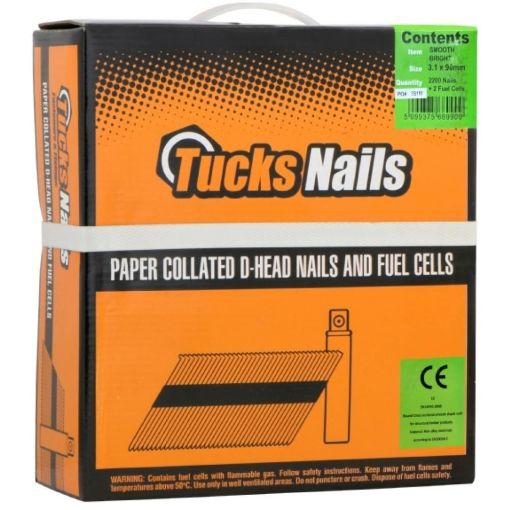 Picture of Tucks Nail Fuel Pack 3.1x90mm Smooth Bright 2200+2