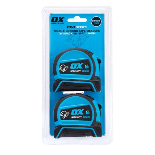 Picture of Ox Pro Dual Auto Lock Tape Twinpack - 5M / 16ft