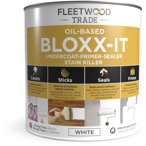 Picture of Fleetwood Paint 1Ltr Bloxx-It Oil Based Primer