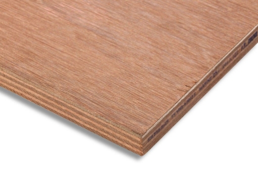 Picture of Plywood Malaysian WBP Hardwood Throughout 8 x 4 x 12mm, 314/2 Class 3
