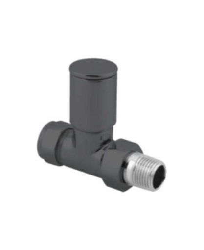 Picture of Modern Straight Towel Valves Anthracite