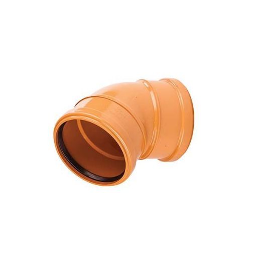 Picture of Double Collar Sewer Bend 110mm (4") x 45° - D6019 (20-B)