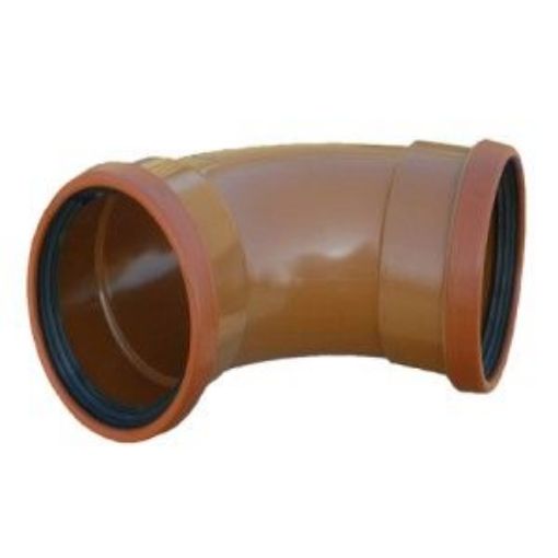 Picture of Double Collar Sewer Bend 160mm (6") x 30°