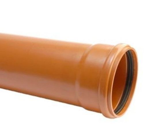 Picture of Sewer Pipe 110mm x 6m (4") - SN8 -EN13476 Irish Water Compliant D3761