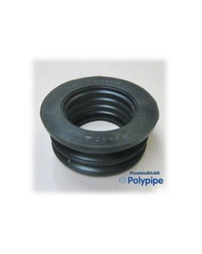 Picture of 110mm x 1 Outlet Rubber Bung