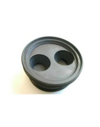 Picture of 110mm x 2 Outlet Rubber Bung Rba2