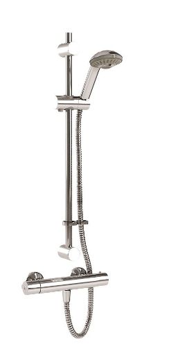 Picture of Coolflow Safe Touch Thermostatic T-Bar Shower Kit