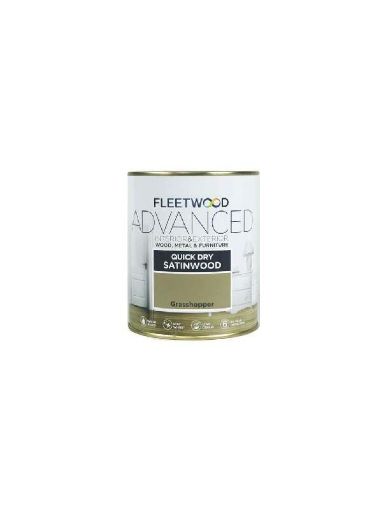 Picture of Fleetwood Paint 750ml Advanced Quickdry Satinwood Grasshopper
