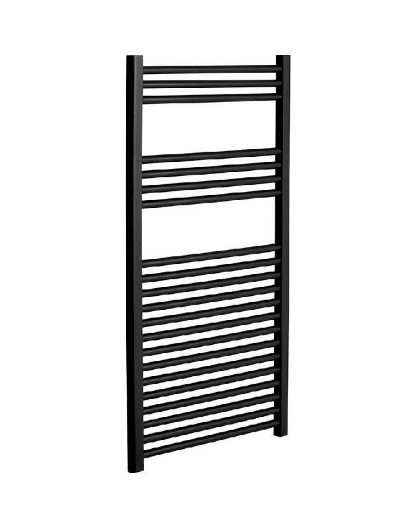Picture of Sonas 1200 x 500 Straight Towel Warmer Black