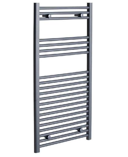 Picture of Straight Anthracite 1200 x 600 mm Towel Rail