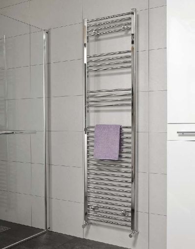Picture of Sonas Heated Towel Rad Straight Chrome 500 x 1800mm