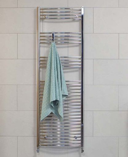Picture of Sonas 1800 x 600 Curved Towel Rail - Chrome
