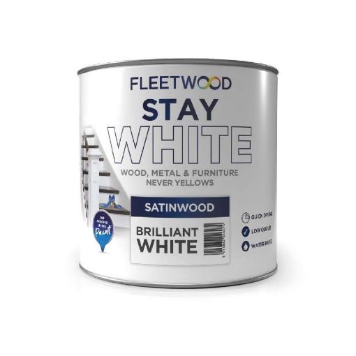 Picture of Fleetwood Paint 2.5L Satinwood Stay White