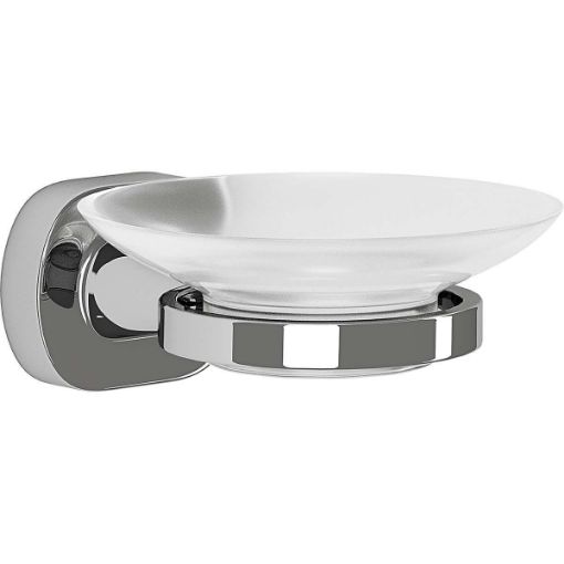 Picture of Tema Sofia Soap Dish Chrome With Frosted Glass
