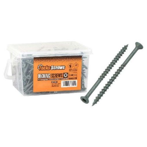 Picture of Tucks Decking Screw Green 4.5 x 50 200 Tubs T25