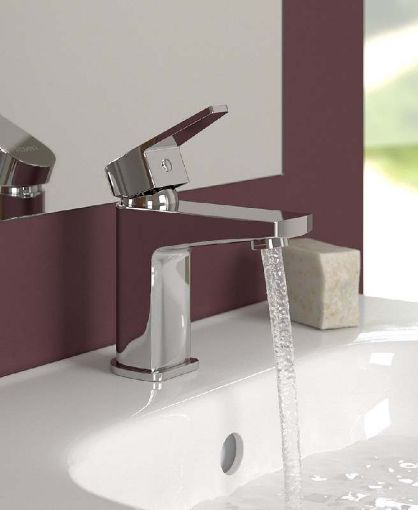 Picture of Neo Eco Flow Basin Mixer c/w Mushroom Waste
