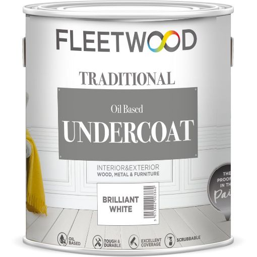Picture of Fleetwood Paint 1L Undercoat Brilliant White (33% Extra Free)
