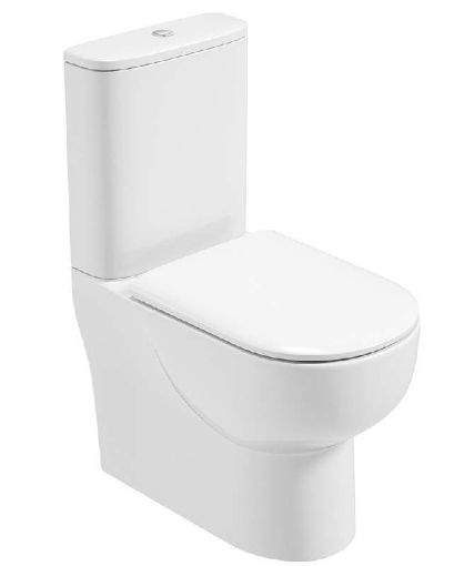 Picture of Verona Fully Shrouded Rimless Toilet and Soft Close Seat