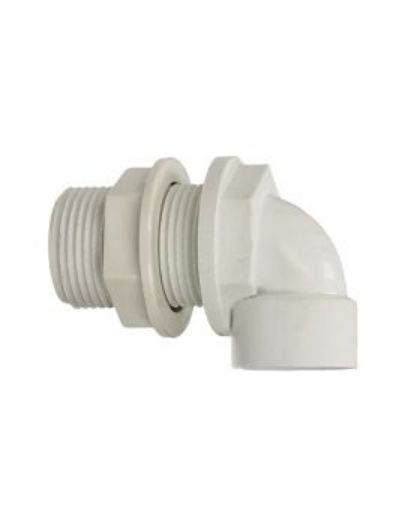 Picture of Overflow Bent Tank Connector  22mm 3/4"