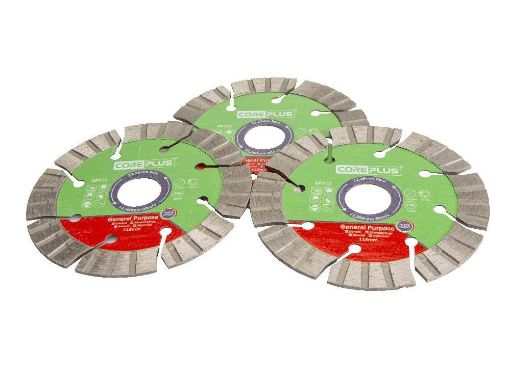 Picture of Core Plus 115mm (4.5In) Hybrid Diamond Blade Tin Of 3