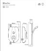 Picture of Mira Vie Mains Fed Electric Shower - 9.5kw
