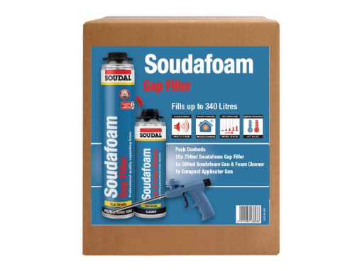 Picture of Soudal Soudafoam® Gap Filler Gun Grade* Combi-Box Applicator Pack