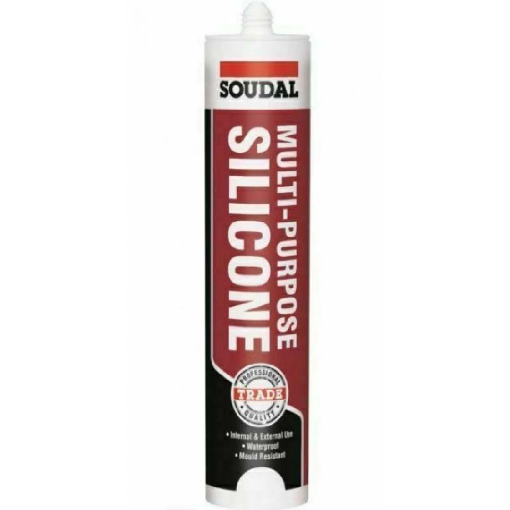 Picture of Soudal Multi-Purpose Silicone Brilliants White 270 ml