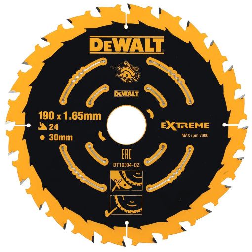 Picture of Dewalt Corded Extreme Framing Blade 190X30X24T