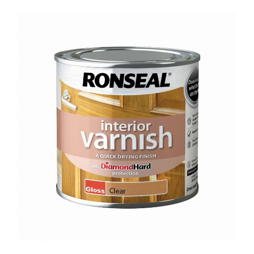 Picture of Ronseal Interior Varnish Gloss Clear 250ml