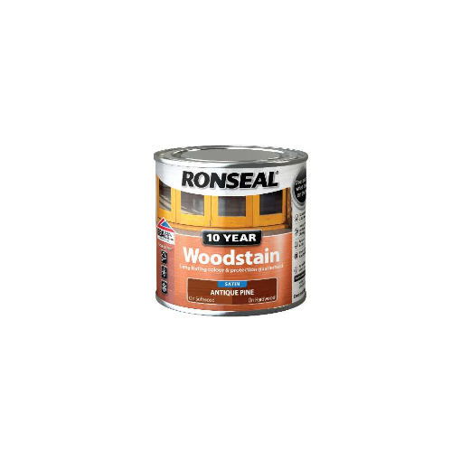 Picture of Ronseal 10 Year Woodstain Antique Pine 250ml