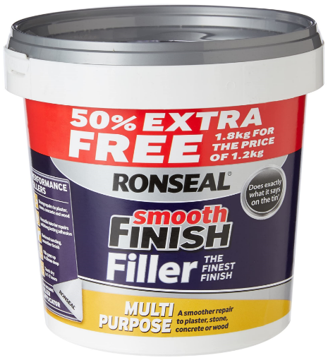 Picture of Ronseal Multi Purpose Ready Mix Wall Filler White 1.2Kg+50%