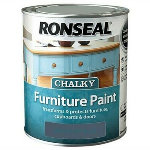 Picture of Ronseal Chalk Paint Midnight Blue 750ml