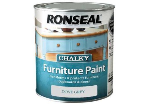 Picture of Ronseal Chalk Paint Dove Grey 750ml