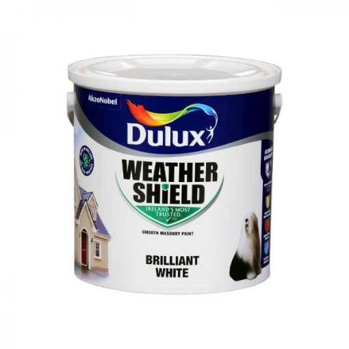 Picture of Dulux Weathershield Brilliant White 2.5L