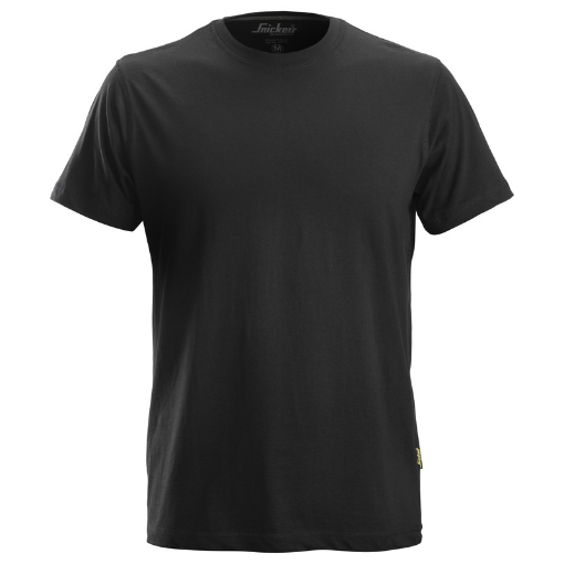 Picture of Snickers 2502 Classic T-Shirt Black Size: S Regular