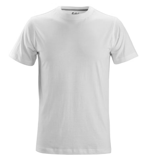 Picture of Snickers 2502 Classic T-Shirt White Size: M Regular