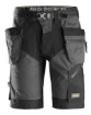 Picture of Snickers 6904 FlexiWork Work Shorts+ Holster Pockets Grey/Black