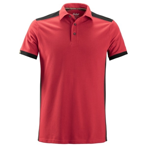Picture of Snickers 2715 AllroundWork Polo Shirt Red 