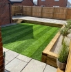 Picture of New  Pressure Treated Garden  Railway Sleepers Brown - 2.4m Long