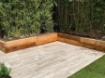 Picture of New  Pressure Treated Garden  Railway Sleepers Brown - 2.4m Long