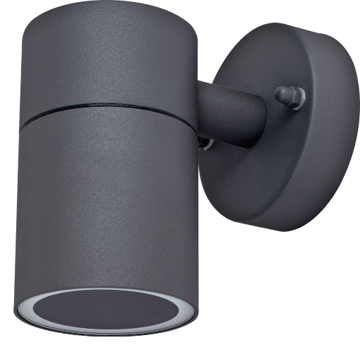 Picture of Luceco Slate Grey Stainless Steel Exterior Decorative GU10 Fixed Down Wall Light - Ip44