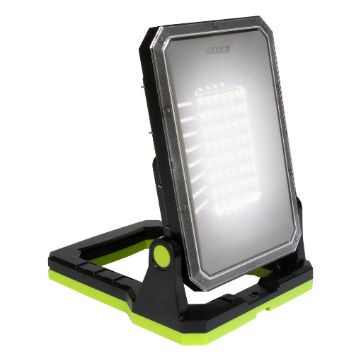 Picture of Luceco Rechargeable Folding Magnetic Worklight With Power Bank - USB-C Charged
