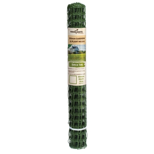 Picture of Grass Roots Garden & Plant Mesh Green 50mm Mesh 1m x 5mtr Roll 