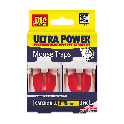 Picture of The Big Cheese Ultra Power STV148 Mouse Trap 2Pk 